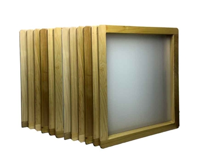 Wood Frame 20" x 24" With 200 DYED Mesh 12 Bundle