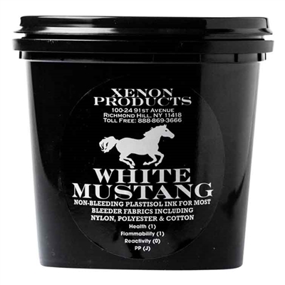 Mustang White Plastisol Ink