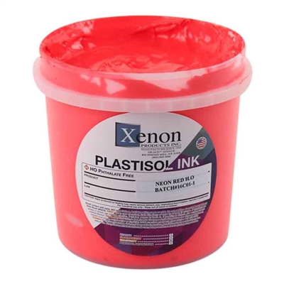 Neon Red Plastisol Ink